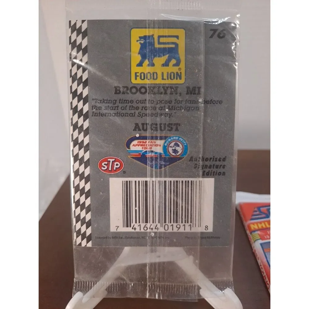 Sealed Food Lion Brooklyn,‎ MI. August 1992 Fan Appreciation Tour Richard Petty